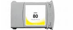 Xerox Designjet 1050, 1055 #80 Yellow Ink Cartridge (C4848A) $58.00