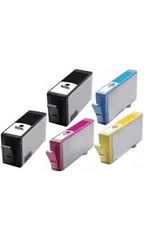 HP 920XL 5-Pack Combo for OfficeJet 6000,6500,7000 Black $9.25ea, Colors $7.25ea