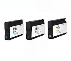 Free Shipping! HP OfficeJet 8100, 8600 3-Pack HY 951XL Color (CMY) $15ea